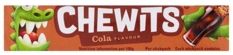 Chewy Dragees Chewits Cola Stick NPM - 40