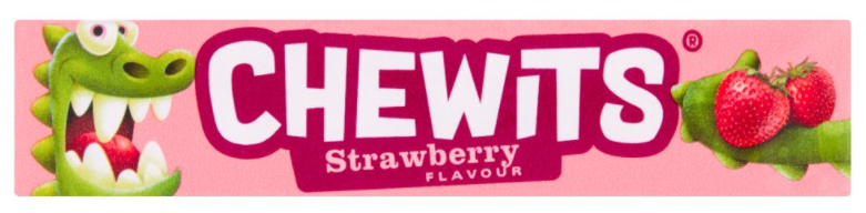 Chewy Dragees Chewits Strawberry Stick NPM - 40