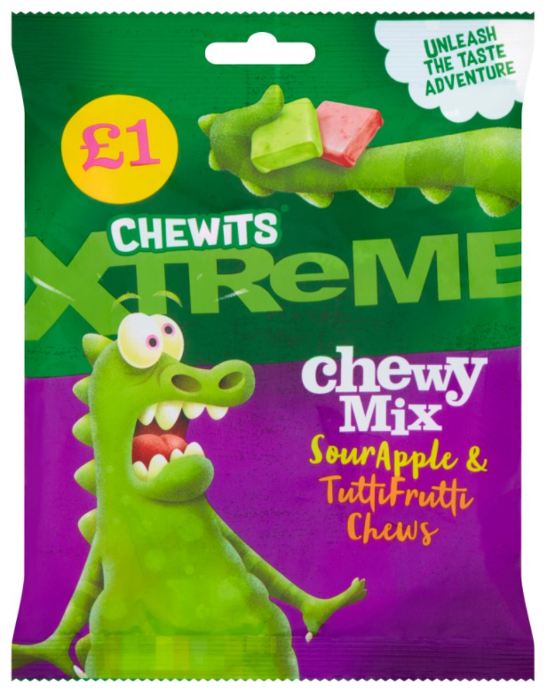 Chewy Dragees Chewits Xtreme Chewmix PM 1.00 - 12