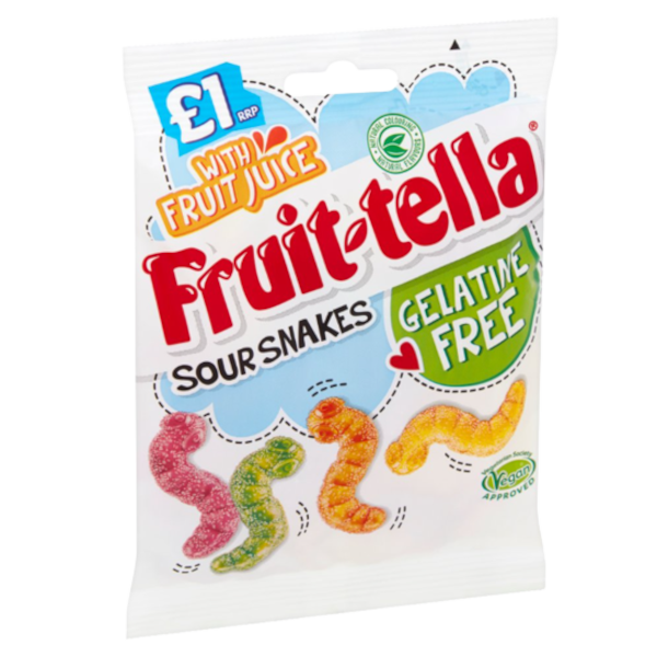 Chewy Dragees Fruittella Sour Snakes PM 1.00 100g 12