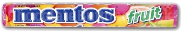 Chewy Dragees Mentos Fruit NPM 38g 40