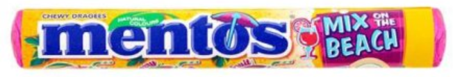 Chewy Dragees Mentos Mix On The Beach NPM 37.5g 40