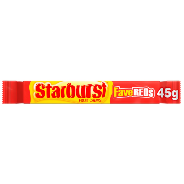 Chewy Dragees Starburst FaveReds Fruit Chews NPM 45g 24