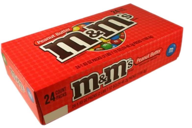 Chocolate Bags M&M Peanut Butter NPM 46.2gm 24