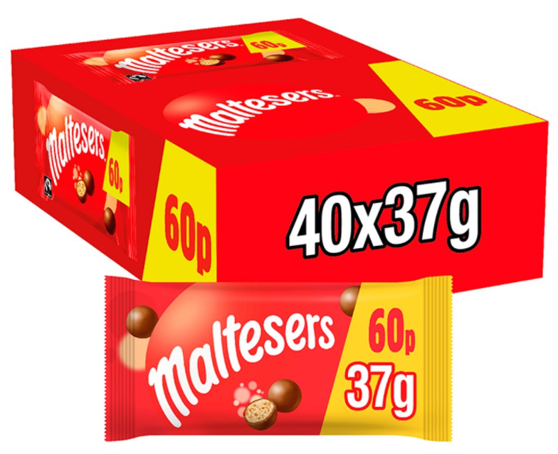 Chocolate Bags Maltesers PM 0.60 37g 40