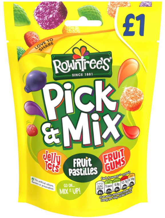 Chocolate Bags Rowntrees Pick and Mix PM 1.00 - 10