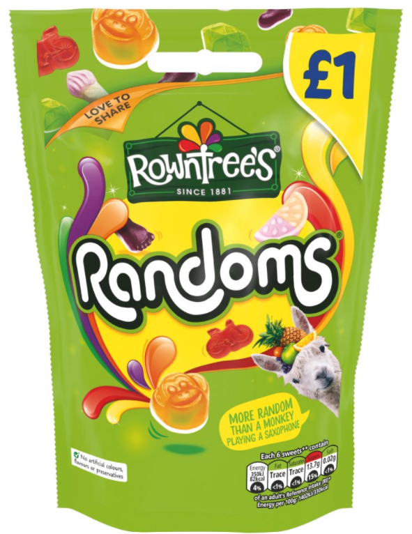 Chocolate Bags Rowntrees Randoms PM 1.00 - 10