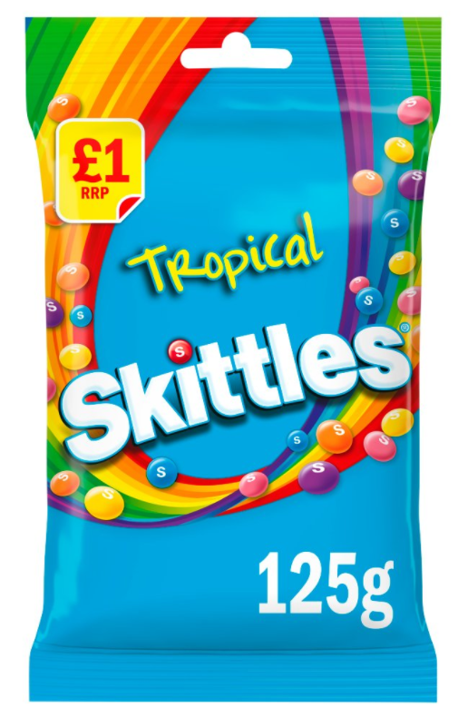 Chocolate Bags Skittles Tropical-Red and Blue PM 1.00 - 12