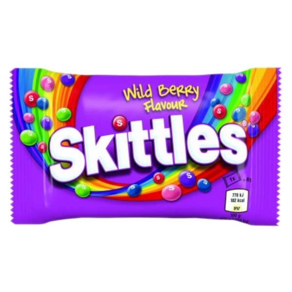 Chocolate Bags Skittles Wild Berry-Purple NPM 45g 36