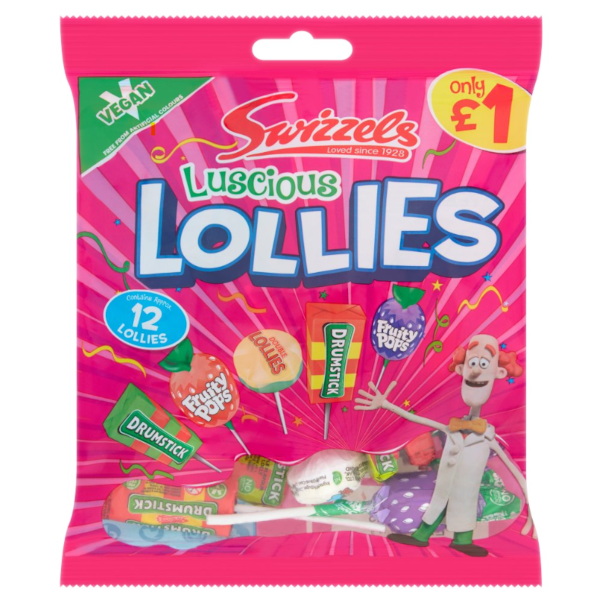 Chocolate Bags Swizzels Luscious Lollies PM 1.00 132g 12