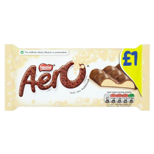 Chocolates Aero White PM 1.00 90g 15