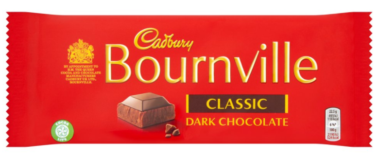 Chocolates Bournville Block NPM 180g 18