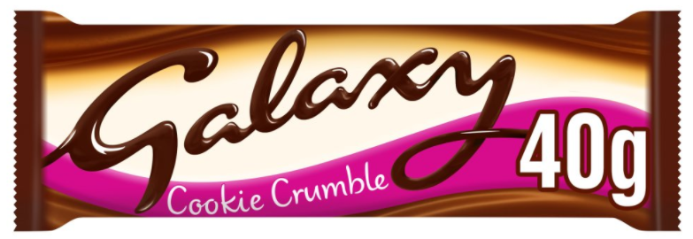 Chocolates Galaxy Cookie Crumble NPM 40g 24