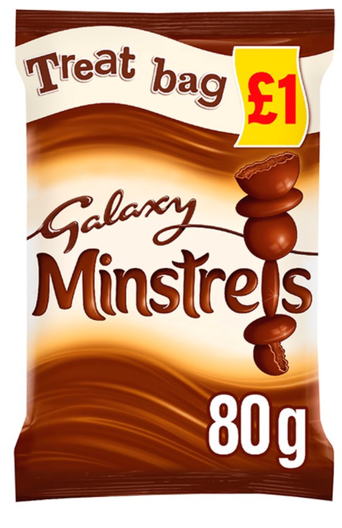 Chocolates Galaxy Minstrels Treat PM 1.00 - 20