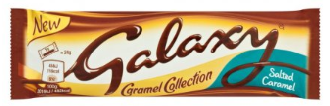 Chocolates Galaxy Salted Caramel NPM 48g 24