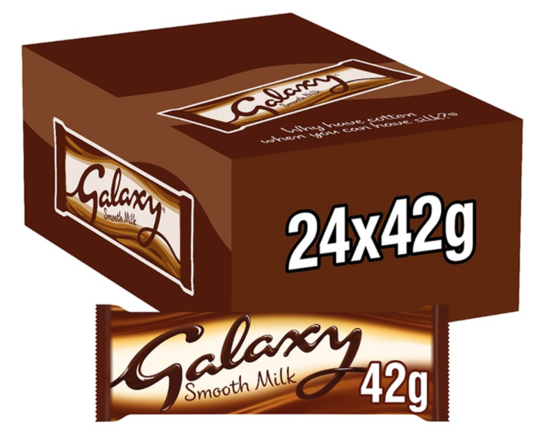 Chocolates Galaxy Smooth Milk NPM 42g 24