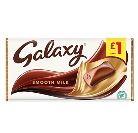 Chocolates Galaxy Smooth Milk PM 1.00 110g 24