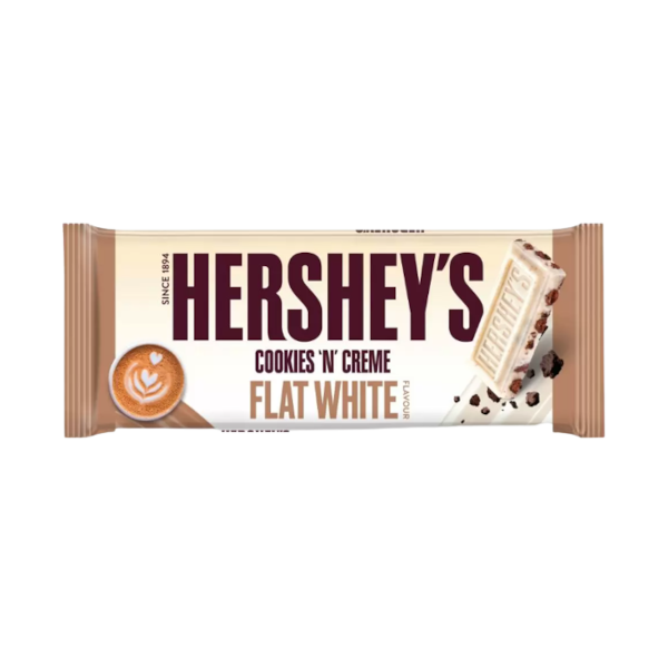 Chocolates Hershey Cookies N Creme Flat White NPM 90g 24