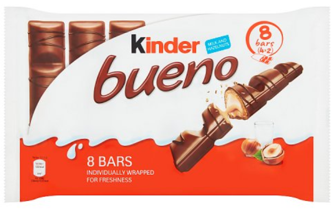 Chocolates Kinder Beuno Milk and Hazelnut NPM 172g 4