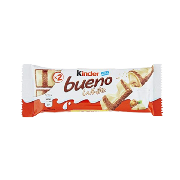 Chocolates Kinder Beuno White T.2 NPM 2x21.5g 30