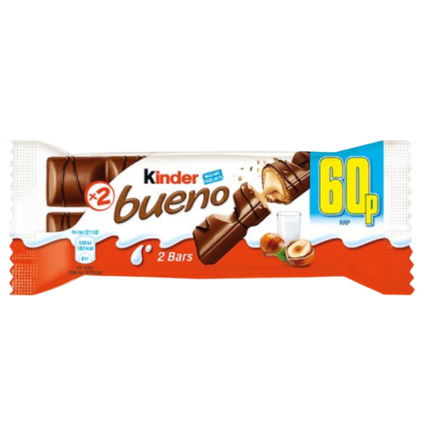 Chocolates Kinder Bueno T.2 PM 0.60 2x21.5g 30