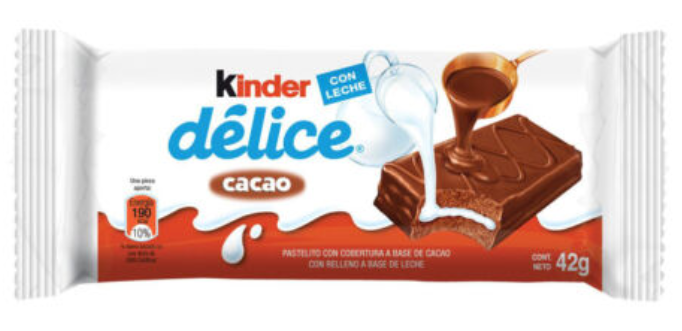 Chocolates Kinder Delice Cacao NPM 42g 20
