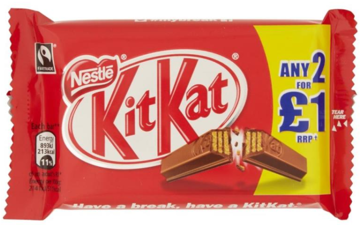Chocolates Kit Kat 4 Finger PM 2 For 1.00 41.5g 24