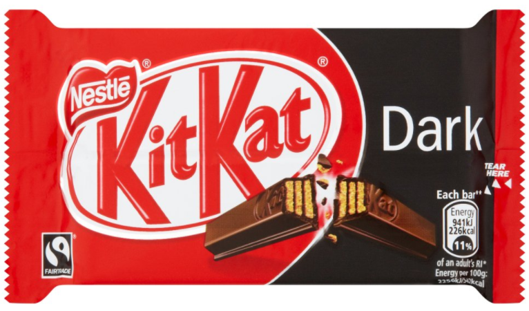 Chocolates Kit Kat Dark 4 Finger NPM 41.5g 24