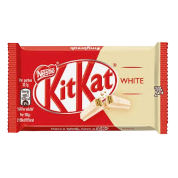 Chocolates Kit Kat White 4 Finger NPM 41.5g 24