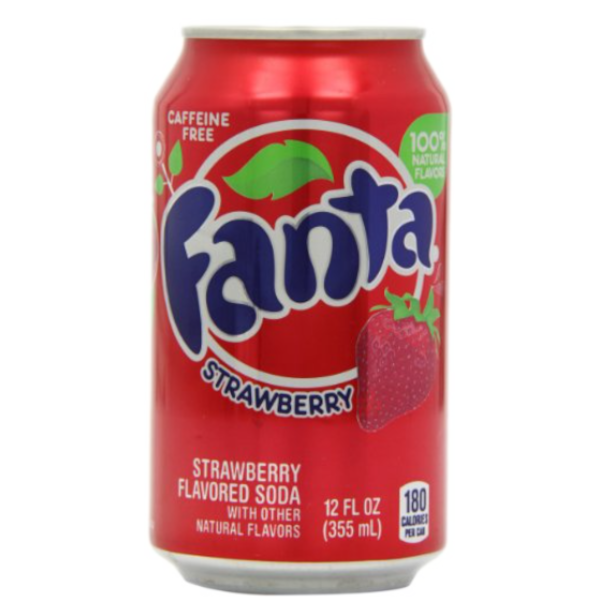 Drinks Fanta Strawberry NPM 355ml 12