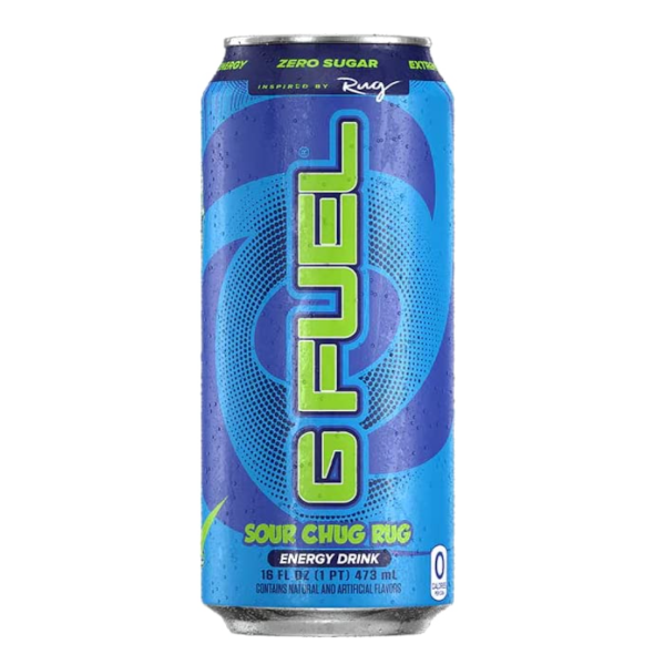 Drinks G Fuel Sour Chug Rug Energy RTD NPM 6oz 12