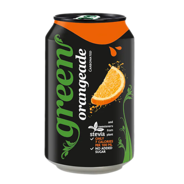 Drinks Green Cola Orangeade NPM 330ml 24