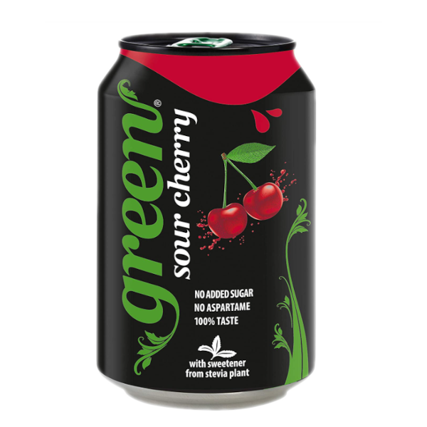 Drinks Green Cola Sour Cherrydale NPM 330ml 24