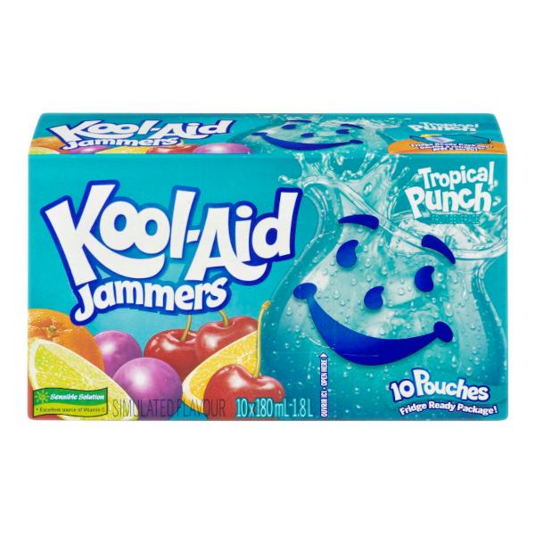 Drinks Kool Aid Jammers Tropical Punch NPM 177ml 40