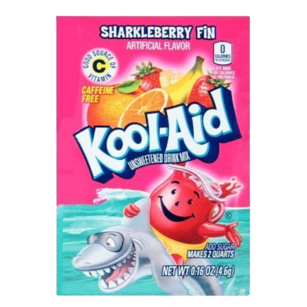 Drinks Kool Aid Sachet Sharkleberry Fin NPM 4.6g 48