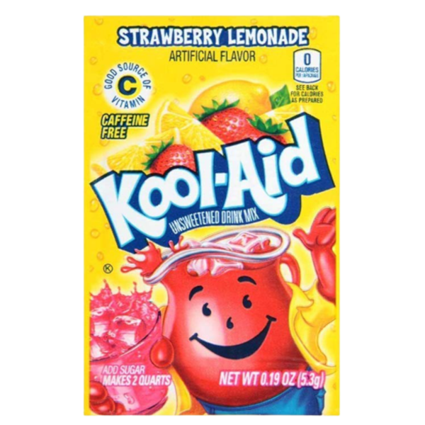 Drinks Kool Aid Sachet Soarin' Strawberry Lemonade