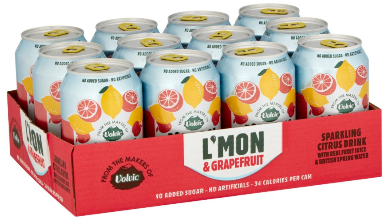 Drinks L-mon Tangy Lemon and Grapefruit NPM 330ml 12