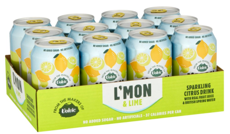 Drinks L-mon Zesty Lemon and Lime NPM 330ml 12