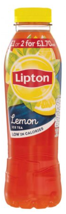Drinks Lipton Ice Tea Lemon PM 1.00-2 For 1.70 500ml 12