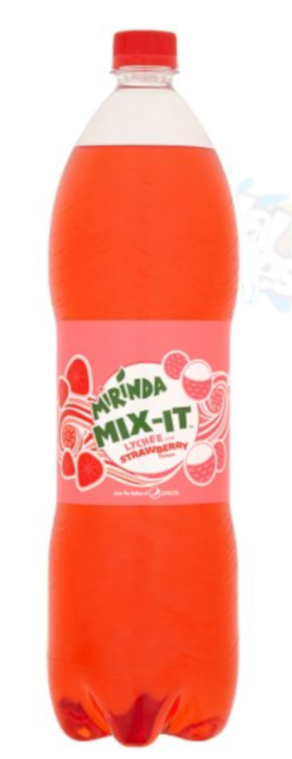 Drinks Mirinda Mix It Strawberry-Lychee NPM 500ml 12