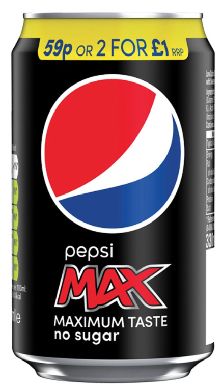 Drinks Pepsi Max PM 0.59-2 For 1.00 330ml 24