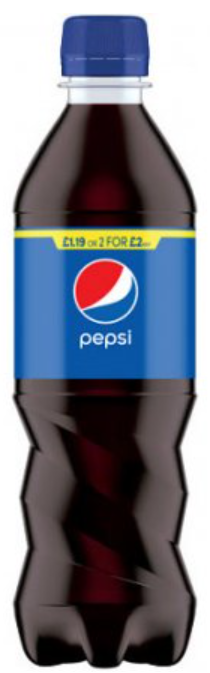 Drinks Pepsi Regular PM 1.19-2 For 2.00 500ml 12
