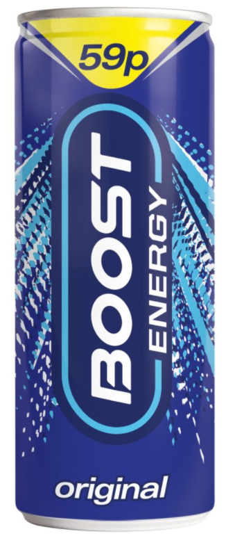 Energy Drinks Boost Energy Original PM 0.59 250ml 24