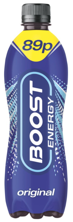 Energy Drinks Boost Energy Original PM 0.89 500ml 12
