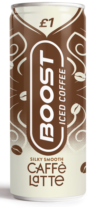Energy Drinks Boost Latte PM 1.00 250ml 12