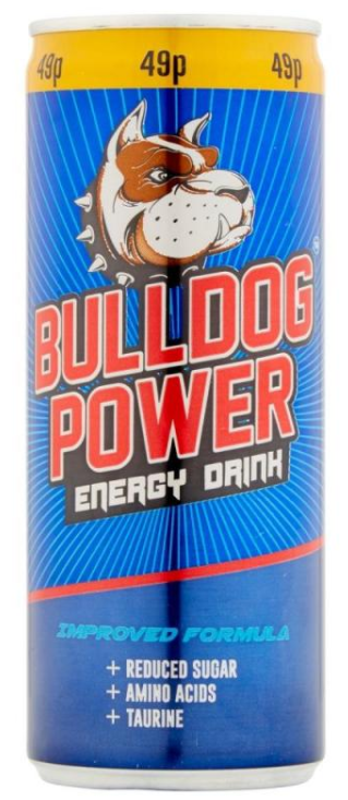 Energy Drinks Bull Dog Original PM 0.49 250ml 24