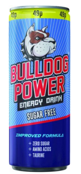 Energy Drinks Bull Dog Original Sugar Free PM 0.49 250ml 24