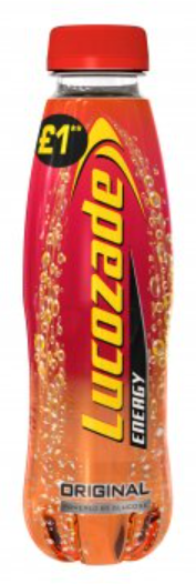 Energy Drinks Lucozade Energy Orange PM 1.00 380ml 24