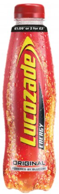 Energy Drinks Lucozade Energy Original PM 1.09-2 For 2.00 380ml 24
