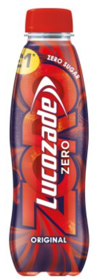 Energy Drinks Lucozade Energy Original Zero PM 1.00 380ml 24